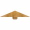 Ekena Millwork Eugene Rough Sawn Timber Gable Bracket, Western Red Cedar, 36"W x 7"H x 4"D x 6"F, 5/12 Pitch GBW036X07X0406EUG00RWR - alternate 1